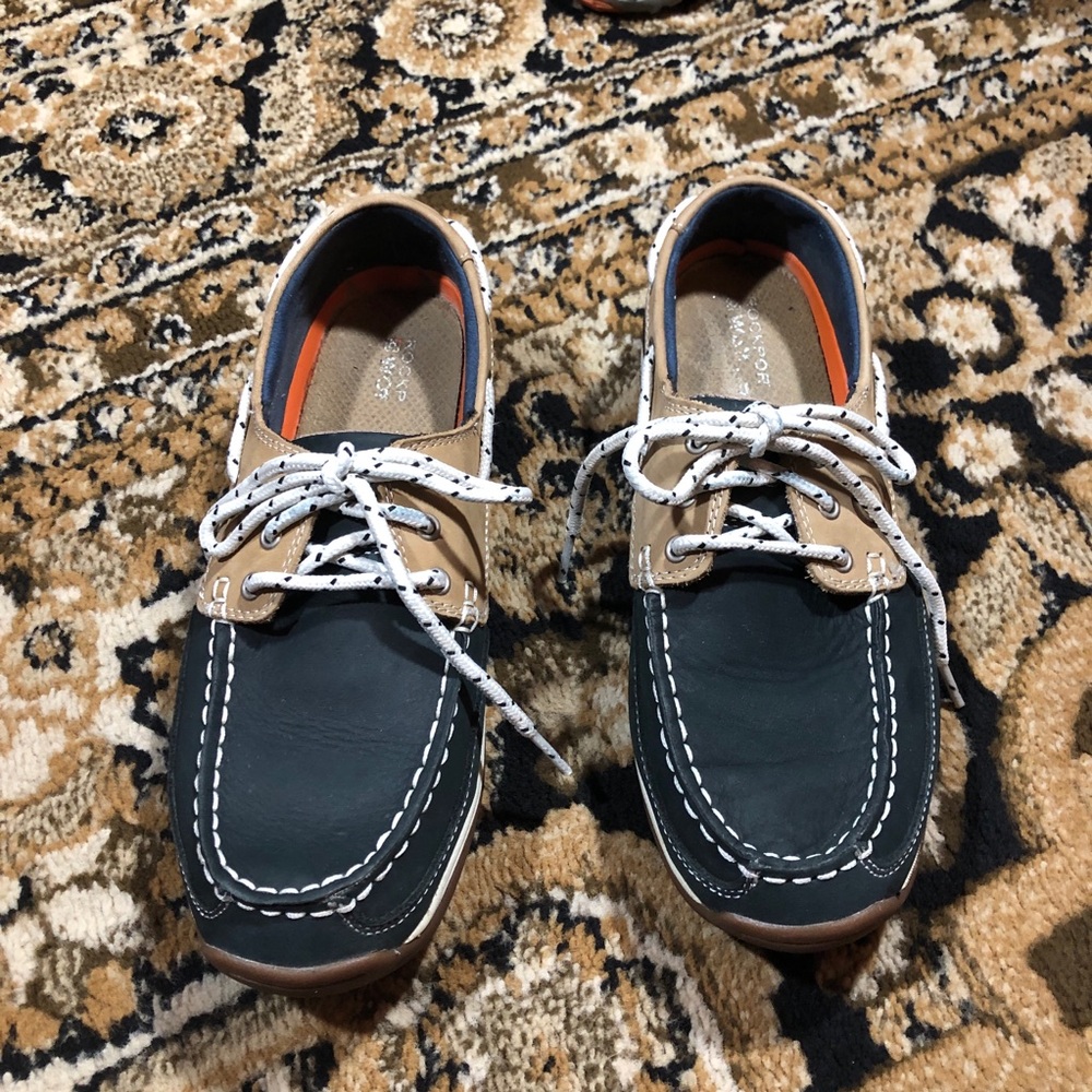 Rockport Works Sailing Club Boat Shoes Women’s Size 10 Steel Toe